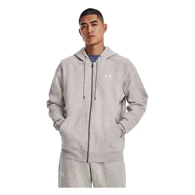 Mikina Under Armour Essential Fleece Fz Hood Ghost Gray Medium Heather