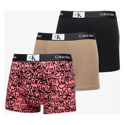 Boxerky Calvin Klein Cotton Stretch Amplified Classics Trunk 3-Pack Multicolor