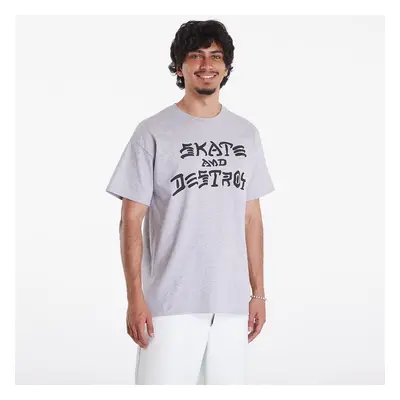 Tričko Thrasher Skate And Destroy T-Shirt Melange Grey