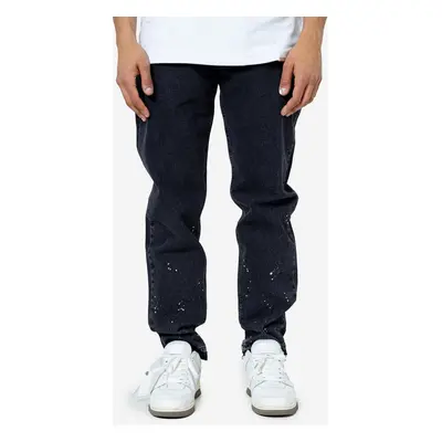 Džíny Don Lemme Straight Fit Jeans Splatter Washed Black