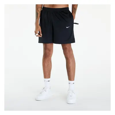 Šortky Nike Solo Swoosh Men's Mesh Shorts Black/ White