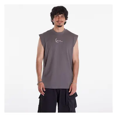 Tričko Karl Kani Small Signature Essential Sleeveless Tee Anthracite