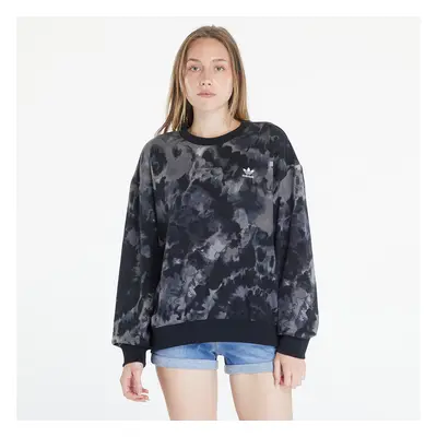 Mikina adidas Tie-Dyed Crew Sweatshirt Black/ Multicolor