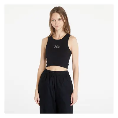 Top Vans Small Staple Fitted Crop Tank Black