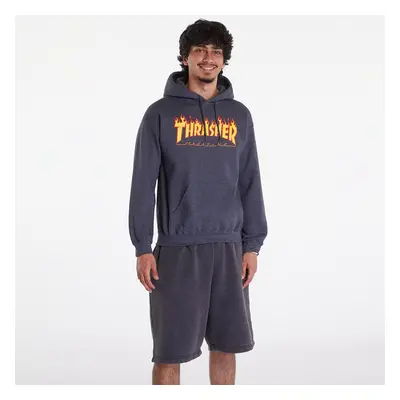 Mikina Thrasher Flame Hoodie Dark Grey