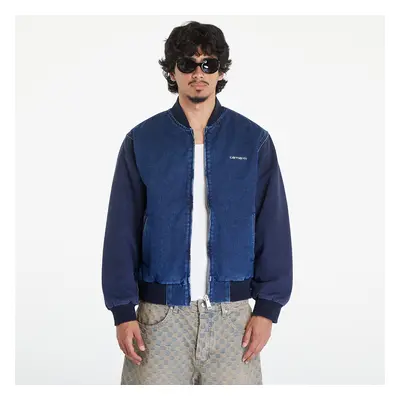 Bunda Carhartt WIP Paxon Bomber UNISEX Blue/ Dark Navy/ Stone Washed