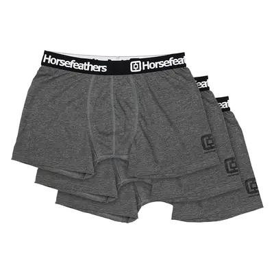 Boxerky Horsefeathers Dynasty 3-Pack Boxer Shorts Heather Anthracite