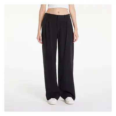 Kalhoty Calvin Klein Jeans Viscose Relaxed Chino Pants Black