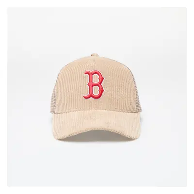 Kšiltovka New Era MLB Boston Red SoxCord 9FORTY E-Frame Adjustable Trucker Cap Beige