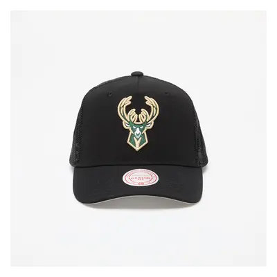 Kšiltovka Mitchell & Ness NBA Monogram Trucker Milwaukee Bucks Black