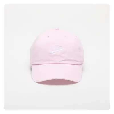 Kšiltovka Nike Club Unstructured Futura Wash Cap Pink Foam / White