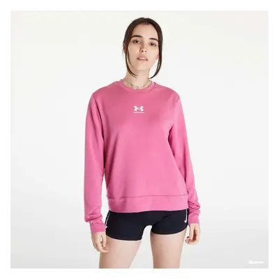 Tričko Under Armour Rival Terry Crew T-Shirt Pink