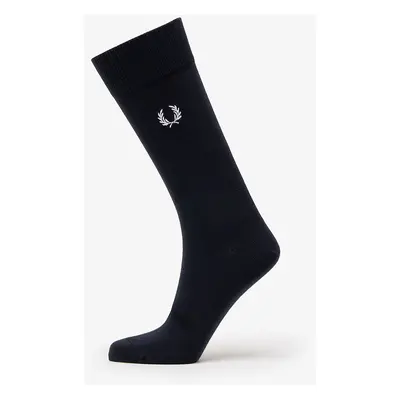 FRED PERRY Classic Laurel Wreath Sock Navy/ Snow White