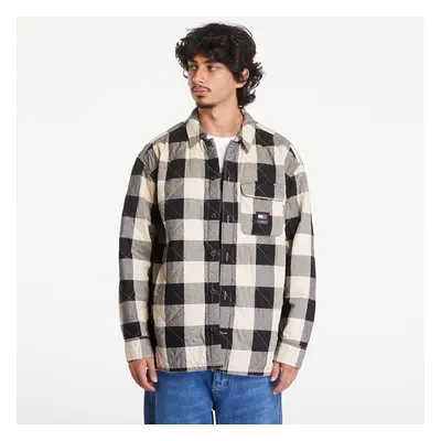 Bunda Tommy Jeans Lined Check Overshirt Black