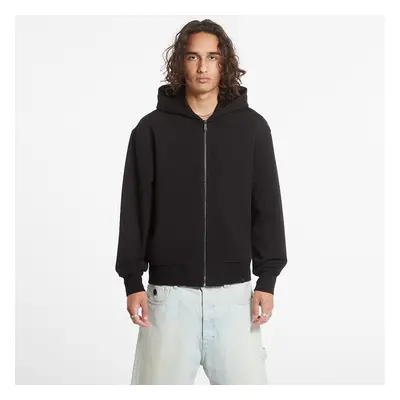 Mikina Calvin Klein Jeans Interlock Zip Through Black