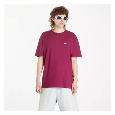 Tričko Tommy Jeans Regular Badge Tee Valley Grape