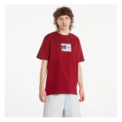 Tričko Tommy Jeans Regular Street Flag Tee Red Carpet