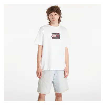 Tričko Tommy Jeans Regular Street Flag Tee White