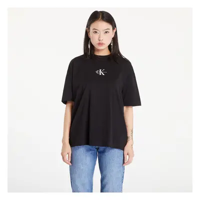 Tričko Calvin Klein Jeans Monogram Boyfriend T-Shirt Black