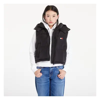 Tommy Jeans Crop Alaska Puffer Vest Black