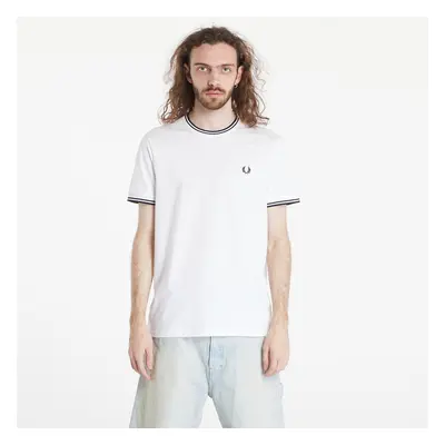 Tričko FRED PERRY Twin Tipped T-Shirt White