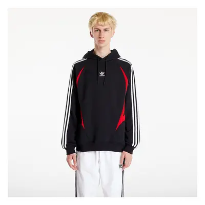 Mikina adidas Archive Hoodie Black/ Better Scarlet