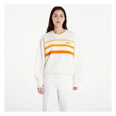 Mikina adidas Sweatshirt Off White / Eqt Orange