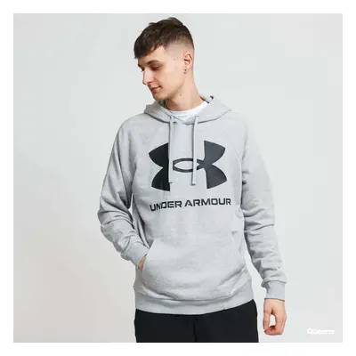 Mikina Under Armour Rival Fleece Big Logo Hoodie Gray/ Black