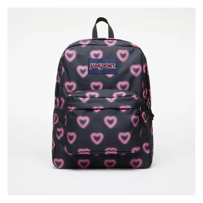 JanSport SuperBreak One Happy Hearts Backpack Black