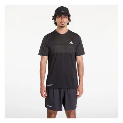 Tričko adidas Ultimateadidas HEAT.RDY Engineered Running Short Sleeve Tee Black/ Grey Four