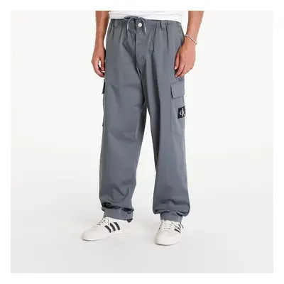 Kalhoty Calvin Klein Jeans Regular Straight Cargo Pants Gray