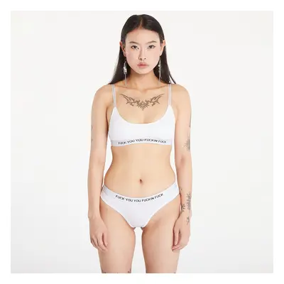 Podprsenka RIPNDIP Fuckin Fuck Bralette White