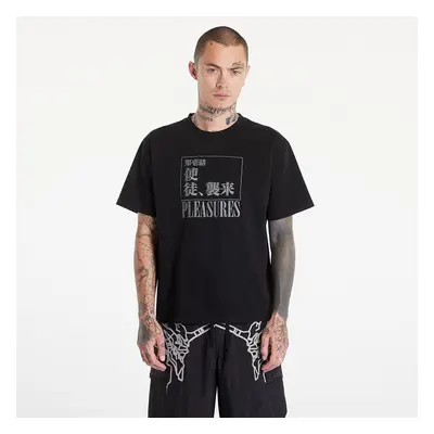 Tričko PLEASURES x Evangelion Angel Attack Heavyweight Short Sleeve Tee Faded Black