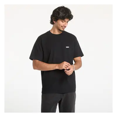 Tričko OBEY Bold Icon Heavyweight Tee Jet Black