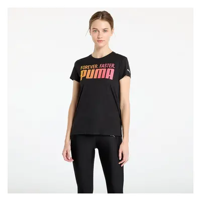 Tričko PUMA Run Favroites Forever Faster Graphic Tee Black