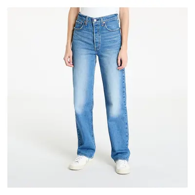 Kalhoty Levi's® Ribcage Full Length Jeans Blue