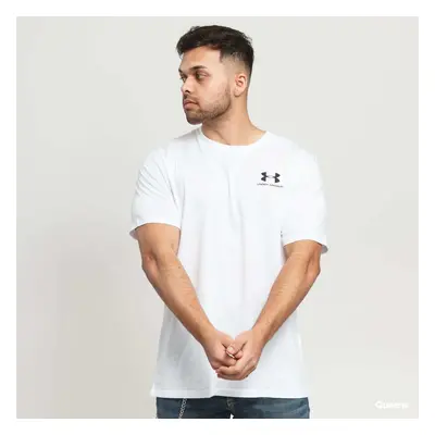 Tričko Under Armour Sportstyle Left Chest SS Tee White