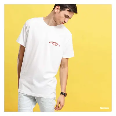 Tričko Urban Classics Giuseppe's Pizzeria Tee White