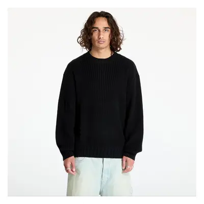 Svetr Daily Paper Band Knit Sweater Black