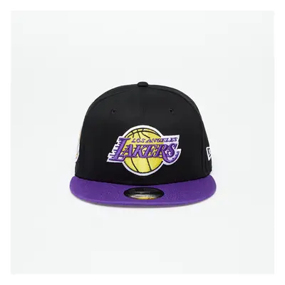 Kšiltovka New Era Los Angeles Lakers Contrast Side Patch 9Fifty Snapback Cap Black/ True Purple