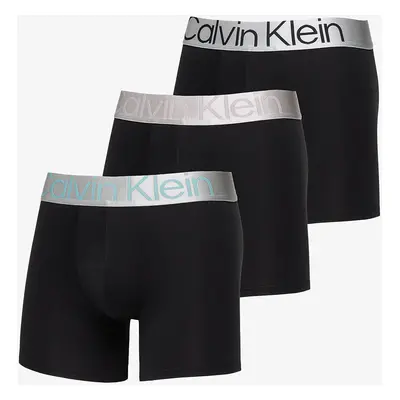 Boxerky Calvin Klein Microfiber Boxer Brief 3-Pack Black