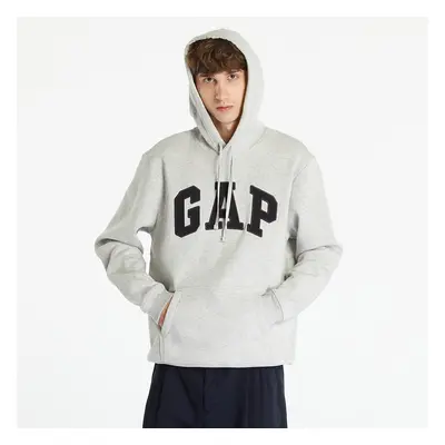 Mikina GAP Fleece Gap Arch Light Heather Grey