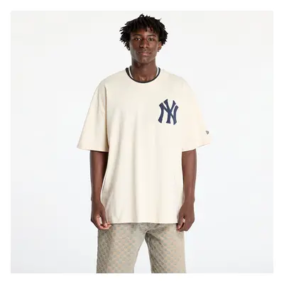 Tričko New Era New York Yankees World Series Drop Shoulder T-Shirt UNISEX Light Cream/ Navy