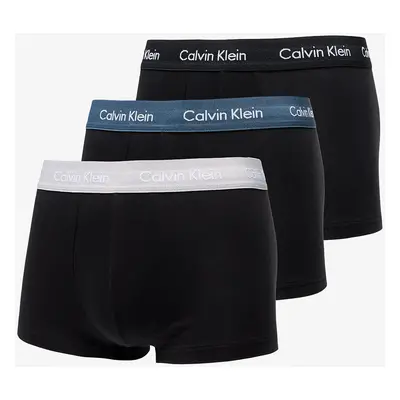 Boxerky Calvin Klein Cotton Stretch Low Rise Trunk 3-Pack Black