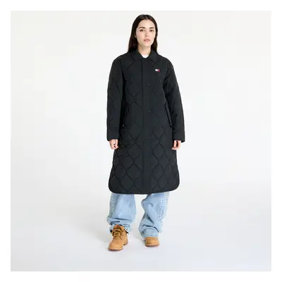 Bunda Tommy Jeans Onion Quilt Coat Jacket Black