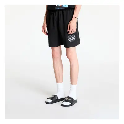 PLEASURES Heart Sport Shorts Black