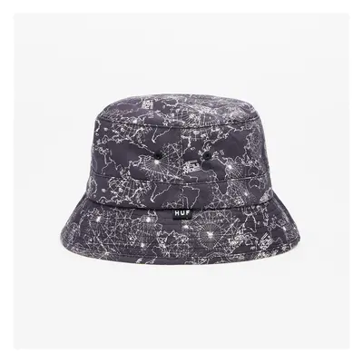 Klobouk HUF Nicolet Bucket tmavě šedý / bílý