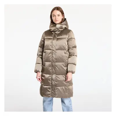 Bunda Calvin Klein Jeans Shiny Satin Puffer Coat Brindle