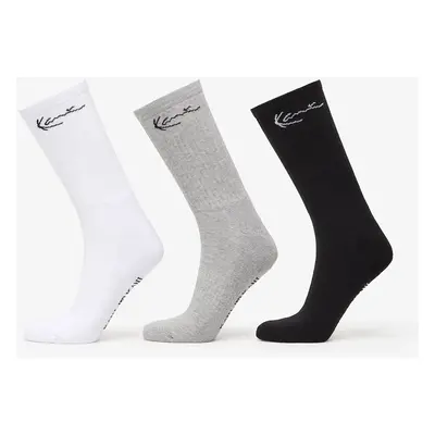 Ponožky Karl Kani Signature Socks 3-Pack Black/ Grey/ White