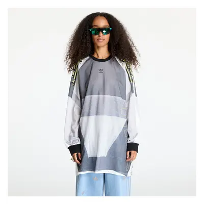 Tričko adidas adilenium Oversized Graphic Mesh Long Sleeve Tee